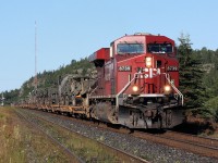 An annual event on the railway (or it used to be!)... The return of British/German/French equipment heading back to its home from War Games. Here British equipment is making the first leg of the trip by rail from CFB Suffield, AB to be loaded on a ship at the Port of Montreal.

Video : http://www.youtube.com/watch?v=i6w37HS6P-8

