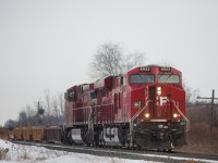CP 8922 CP 9775 W Heading west over the Melrose Diamond in Notch 8 with the front door open...