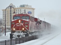 CP 8760 & CP 9755 pass west through the AMT Dorval station with CP 609. For more train photos, check out http://www.flickr.com/photos/mtlwestrailfan/ 