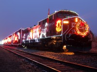 The 15th edition of the CP Holiday Train pauses in the small community of Ayr. Another large crowd was on hand to support a great cause.  