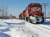 3111 on a common lonely stretch outside Claremont Ontario 2008