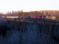 My winter holiday started off with a bang as UP 5531 leads train 241 through Cherrywood. UP power is scarce in these parts, so take advantage when you can!