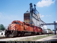 CP 6064 and 5647 are on the CSX Sarnia Subdivision and have the "CSX Turn" headed through the town of Tupperville with traffic bound for Sarnia today.  CP/CSX made agreements for CP to haul traffic from CSX Rougemere yard in Dearborn, MI to CSX in Sarnia.  This agreement was short lived and CSX now hands over traffic to CN in Sarnia.  As such the fate of what is left of the CSX Sarnia Subdivision is also in question.