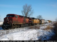 Again, a 'slightly' different angle from Jay's shot of CP 241 on January 8, 2014.  