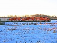 The sun sets fast on a trio of GP20-Eco units in Ashburn Ontario.