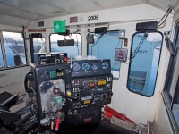 There's not much room in these cabs ! Photo taken on railway property by a CN employee. 