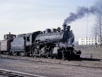 CP D10 891 (a 4-6-0 "Ten Wheeler"), at Quebec Street Yard in London during September of 1959.