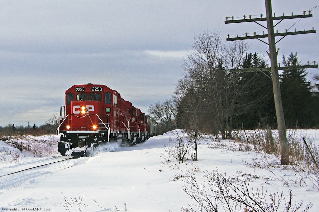 Busting powder in Claremont Ontario.