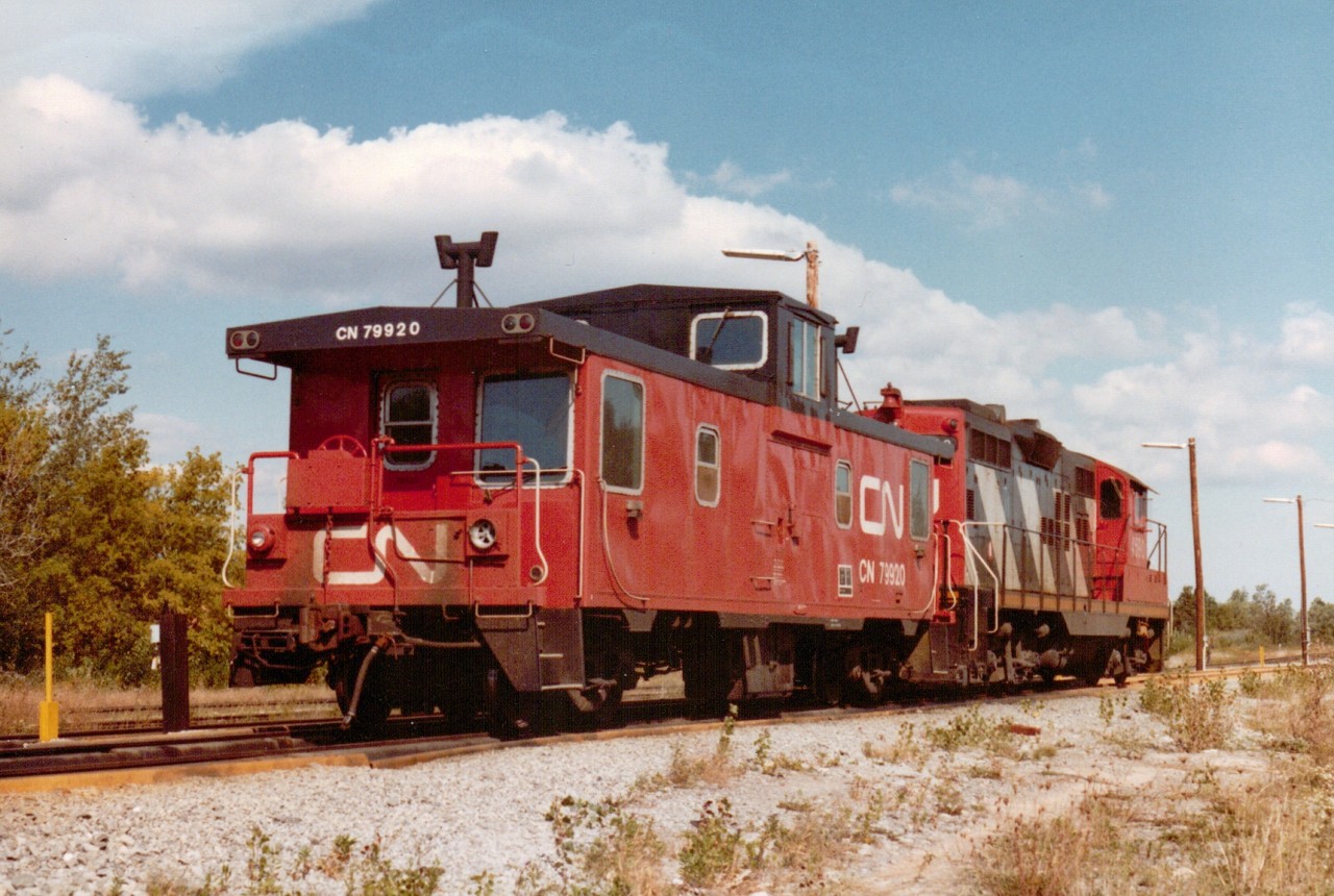 This caboose and diesel worked a lot out of Port Robinson area....