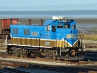 NRE's 2GS14B demonstrator 2007 works the east end of the yard at Roberts Bank