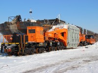 Having spent a better part of the winter in the Port of Hamilton. HEPX 200 is being prepared for a move to the Southern Ontario Railway yard.