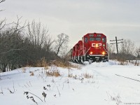 T08 cuts a path through the Powder in Ashburn Ontario.