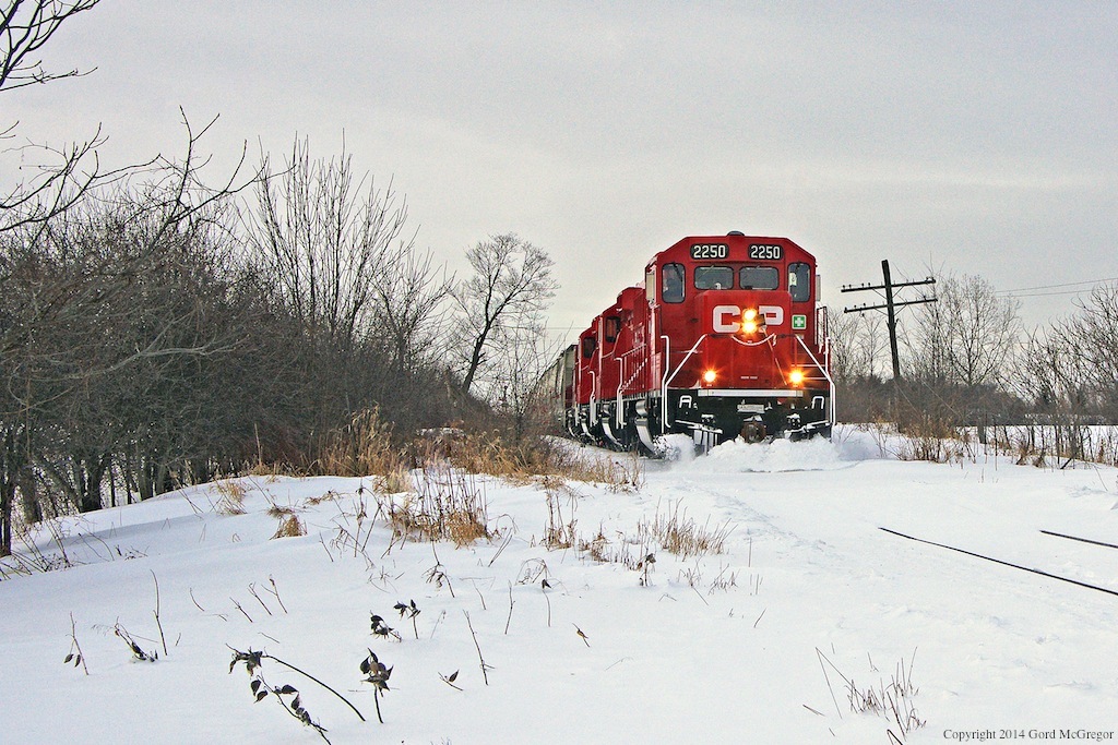 T08 cuts a path through the Powder in Ashburn Ontario.