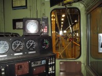 "Canada Day Shops Shot" taken in the North Bay Locomotive shop out of GP9 1603. 1603 is a fairly unique unit due to the fact that it was rebuilt with GP38-2 Electronic components and EMD 645E Power Assemblys