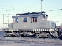 The Oshawa Railway was a small electric regional railway that provided passenger and freight service in the City of Oshawa from the late 1800's until owner CN converted operations from electric to diesel in May of 1964. Pictured here at Oshawa Railway's shops is OR 402, an electric freight motor built new by OR in 1928, retired in 1964, and scrapped by CN in 1969.<br><br><i> [Note: image geotagged for OR's "new" shops, which were located just south of Hillcroft St]</i>