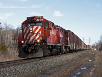 CP's Management train rolls through the west end of Cherrywood sporting a pair of GP9's. This train has been running for a few weeks now between Toronto and Oshawa I'm told. Today, they went from Agincourt-Cherrywood, then ran the power around the train and headed back west. There's only about 30 of CP's GP9u's still kicking around, so get your shots while you can as the GP20 invasion is inevitable.