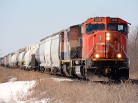 CN5646 east bound at Waterworks Road with BC4601.