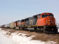 CN5779 with BN1029 east bound at Waterworks Road.