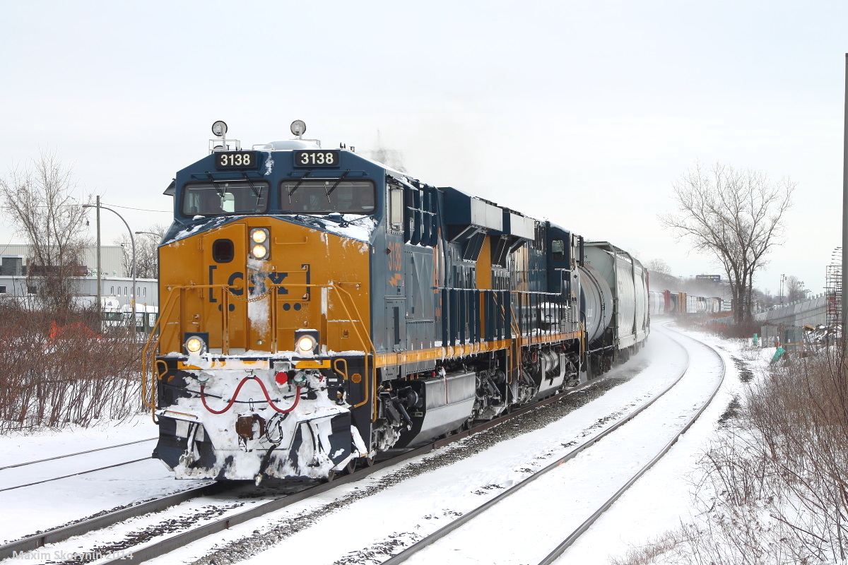 FPON! CN 327 always has CSX's for power as it comes in and out of the USA, and often does not swap power and just remains with the CSX. This isnt as rare in the area, however, it was a first for me so I was pretty pumped at seeing this.