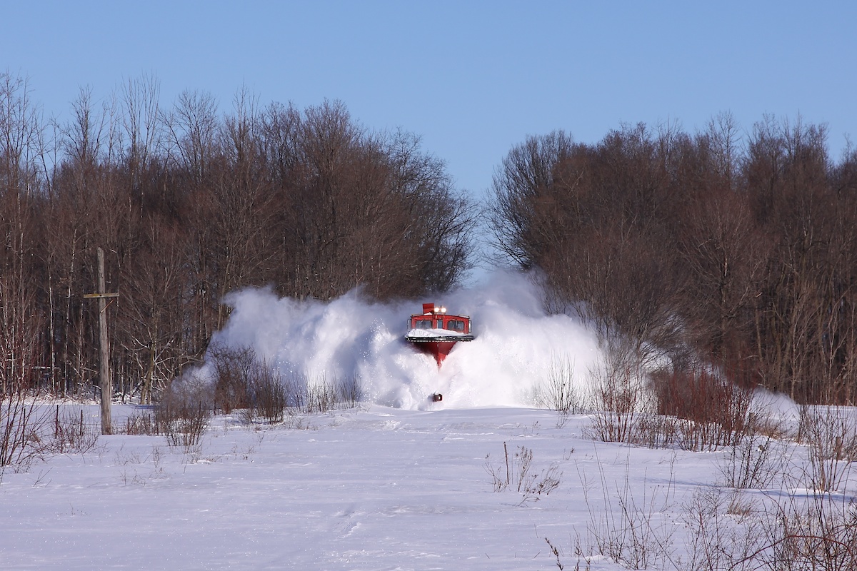 OSR clears the Port Burwell Sub after the March snowstorm