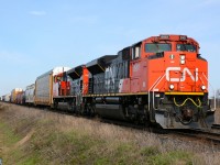 CN8961 with CN8942 east bound at Waterworks Road.