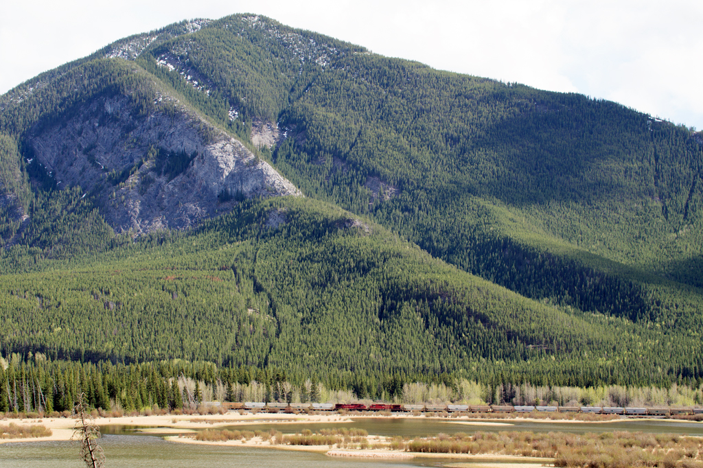 Mid train remotes on a 155 car potash train.