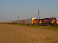 CP 147 heads westbound towards Walkerville after passing thru Haycroft.