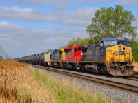 CP 642 pulls up to Walkerville East with CSXT 7706 on the point. Here they would do the FPON shuffle and put the CP 5007 leading before they would depart Walkerville.