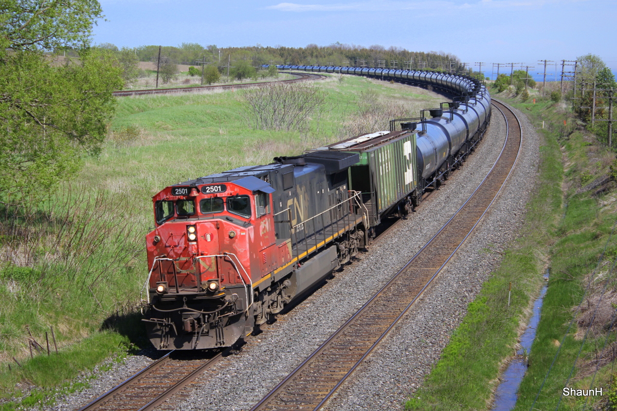 CN 711 crude oil takes the famous Lovekin curve solo with no DPU's!