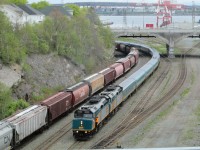 In this photo train via # 15 the Ocean departed in Halifax snakke bedford subdivision Haiifax Nova Scotia
