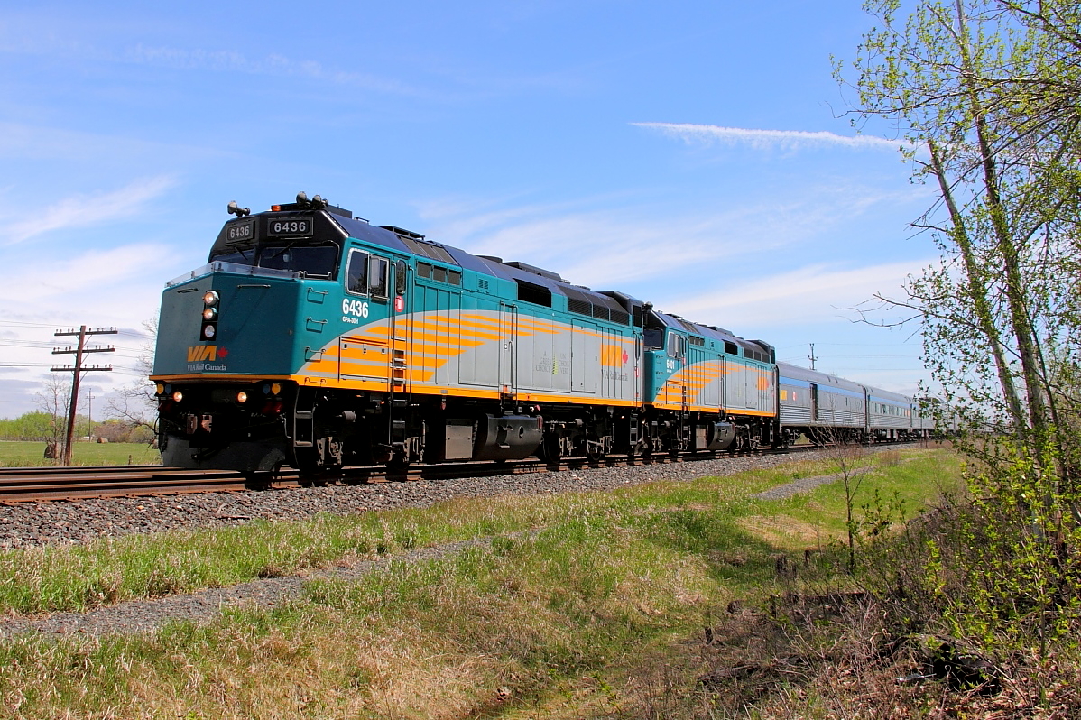 VIA's "Canadian" departs Winnipeg for Rivers and points west.