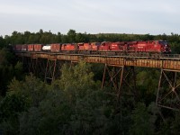 9108 and 9011 trail on 119 as they glide through Cherrywood in last light.