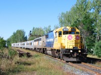 The days are really numbered now for the Northlander as this southbound train enters CTC territory on the north side of Gravenhust.