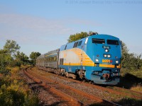 The hot box detector at Mile 15 announced the approach of Via 83 as it approached Powerline Road at a cool 77mph.  Via 919 was easily keeping its train of 4 budd passenger cars at track speed on its way to its next stop in Brantford and then points West.