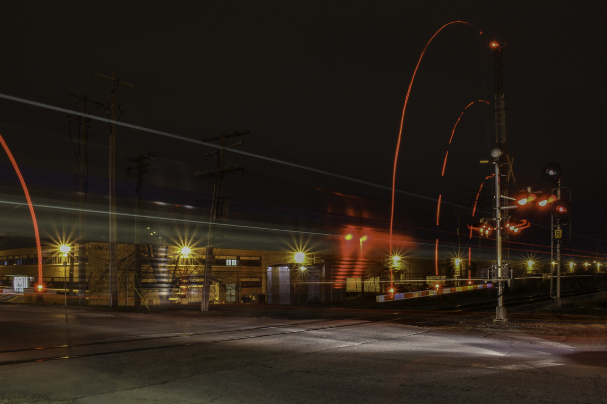 VIA 1 "The Canadian" cruises through Downsview in the very early stages of its trip to Vancouver. In less than three miles, it will reverse at Snider onto the York Sub, and head down to Doncaster to go up the Bala Sub towards Vancouver. While VIA 2 uses the Bala Sub the entire way to into Toronto, VIA 1 does not have that option as reversing a 20 car consist at TMC would be a living nightmare, and is simply not worth it.