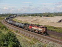 BC Rail 4607 leads CN 2193 through Whitby. As a BCR fan-the right unit on the point.   