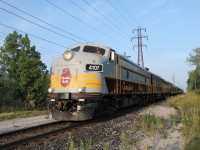 Here's one of my photo's of 40B in Windsor, ON. near Optimist Park. You can see the conductor waving in the window. This was my 2nd time seeing the RCP in Windsor in about 10 years. Last time it came down it had a steam engine on it. Thanks to everyone for the info on the location of the train!  