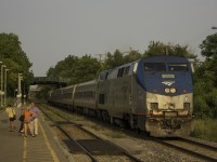 While there may be a many points of interest in this photo, the Toronto bound Maple Leaf is arriving on the south track in this shot, nearly two hours behind schedule. I'll admit, whatever Amtrak 108 had a collision with must have been pretty big.