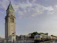 <b> Two relics meet. </b> Built in 1957, CP FP9 4107 leads the Royal Canadian Pacific special train with CP's top guys on board. While the North Toronto-Summerhill has 41 years on the FP9, and these two have little historical relation, it reminds those of a time of what once was. While 40B-13 was scheduled to arrive in Toronto at 2am, I don't think those on board were too fond of the idea, and with all trains having to make decent way for this hotshot, it is seen here ripping past Summerhill at track speed a little over 6 hours ahead of schedule.