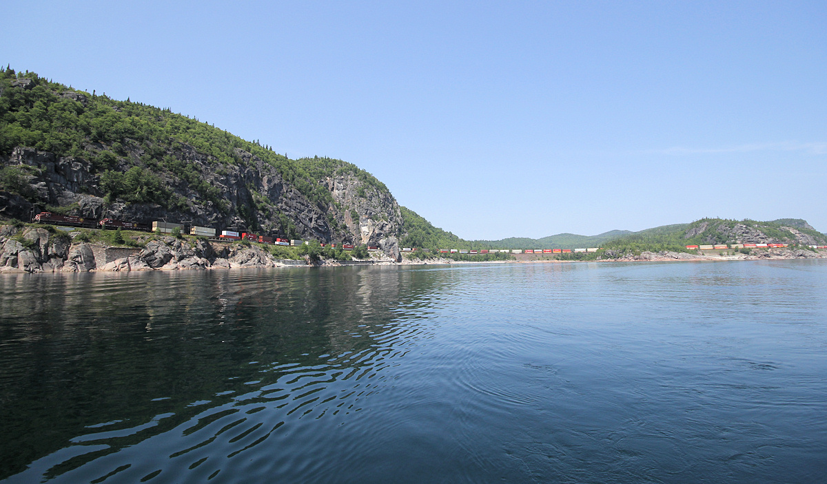 CP's hotshot 101 threads through the Mink Tunnel