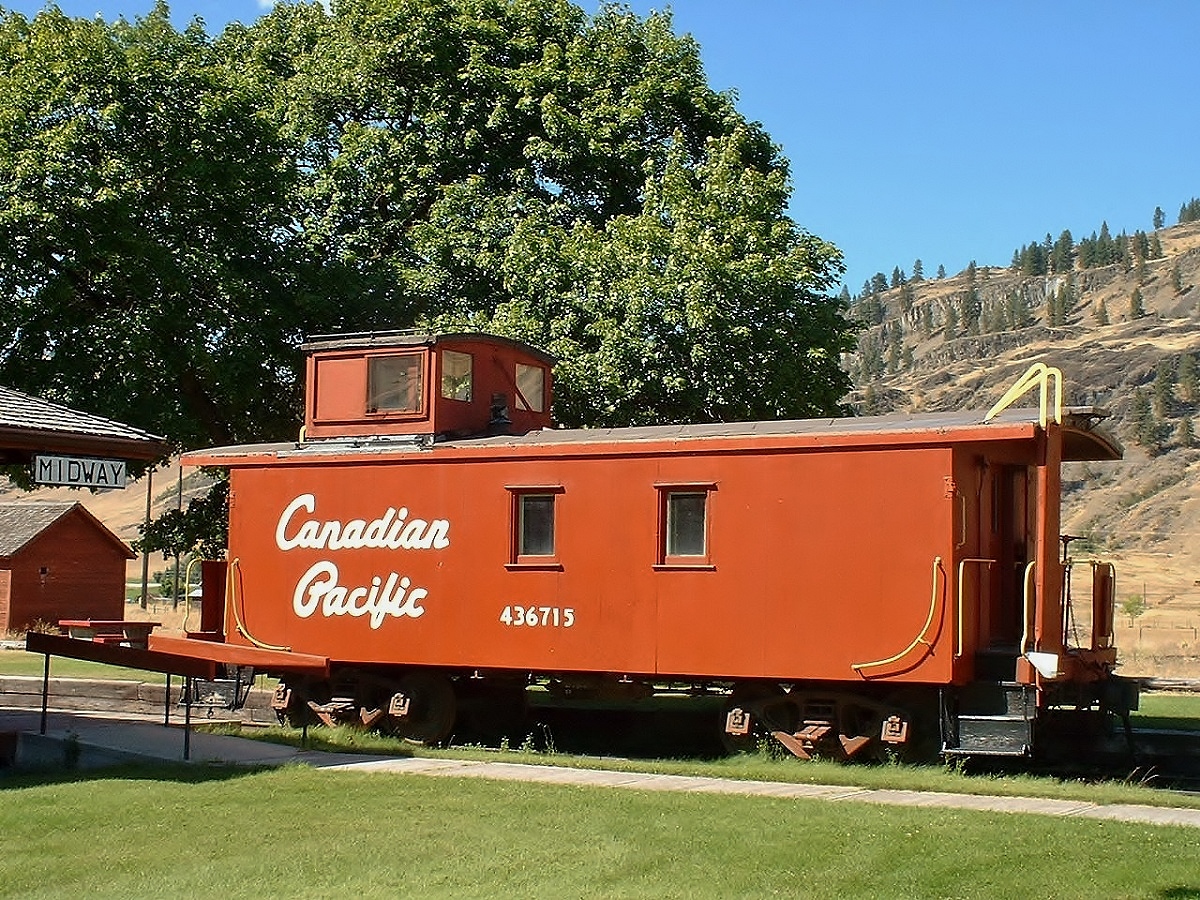 On my way home in Ontario at the time,found this well preserved piece of railway history just off the Crowsnest Highway in Midway BC. CPR used to run through here but with the development of the highway system to keep up with the number of cars, the line was not profitable. Like many old lines have fond themselves turned into trails.