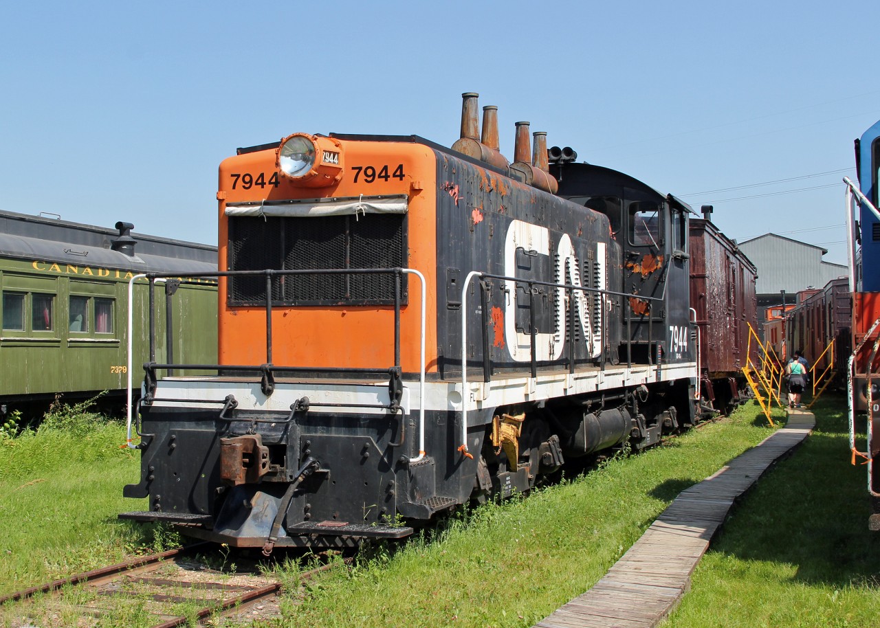 GM model NW-2 CN 7944 at the Alberta Railway Museum.