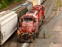 St. Lawrence and Hudson 8245 with CP3103 work the yard in London.