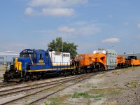 SOR 4003 pulls HEPX 200 off of Pier 14 of Hamilton Port. The massive transformer is destined for Hydro One's Trafalgar Transformer Station west of Mississauga, Ontario.