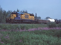 Ontario Northland's Englehart to Kidd train #207, led by a single SD40-2. 