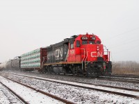 Having set off early in bright sunshine and survived white out conditions half way to Paris, I heard a stopped order had been placed on traffic. A truck had hit a bridge at mile 63! Having resigned myself to a quiet morning it was anything but. After 50mins the order was lifted and a procession of trains started. On the rear of the first westbound 7508 was hauled "dead".