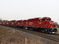 Equipment move of this year's Christmas train's with the GP20C-ECO's replacing the two GE's that normally lead the Christmas train. CP 2246 & 2249 take charge, I have to say they do look sharp.