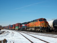 BNSF 4017 - FXE 3215 take charge of CN 150...one of two 150's that I shot (and maybe the only two that ran?) You never could tell what might turn up in the 2006 - 2007 FPON era! Quite like the 2013 - current era ;)