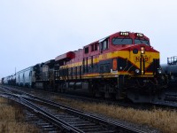 A bright light on a rather dreary Christmas Eve as KCS4783 leads train 501 through the St. Clair River Tunnel to Port Huron, Michigan.