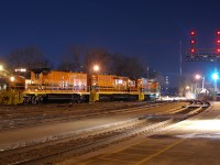 #RIPGP20D 
RLHH 3404 - RLHH 3403 - RLHH 3049 pause in the yard at Brantford after arriving from Paris on their first revenue run on SOR